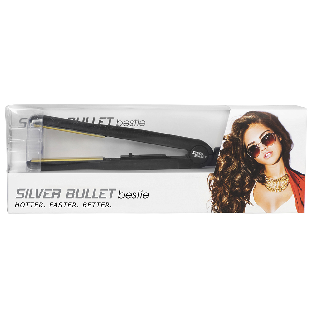 Silver Bullet Bestie Hair Straightener Packaging