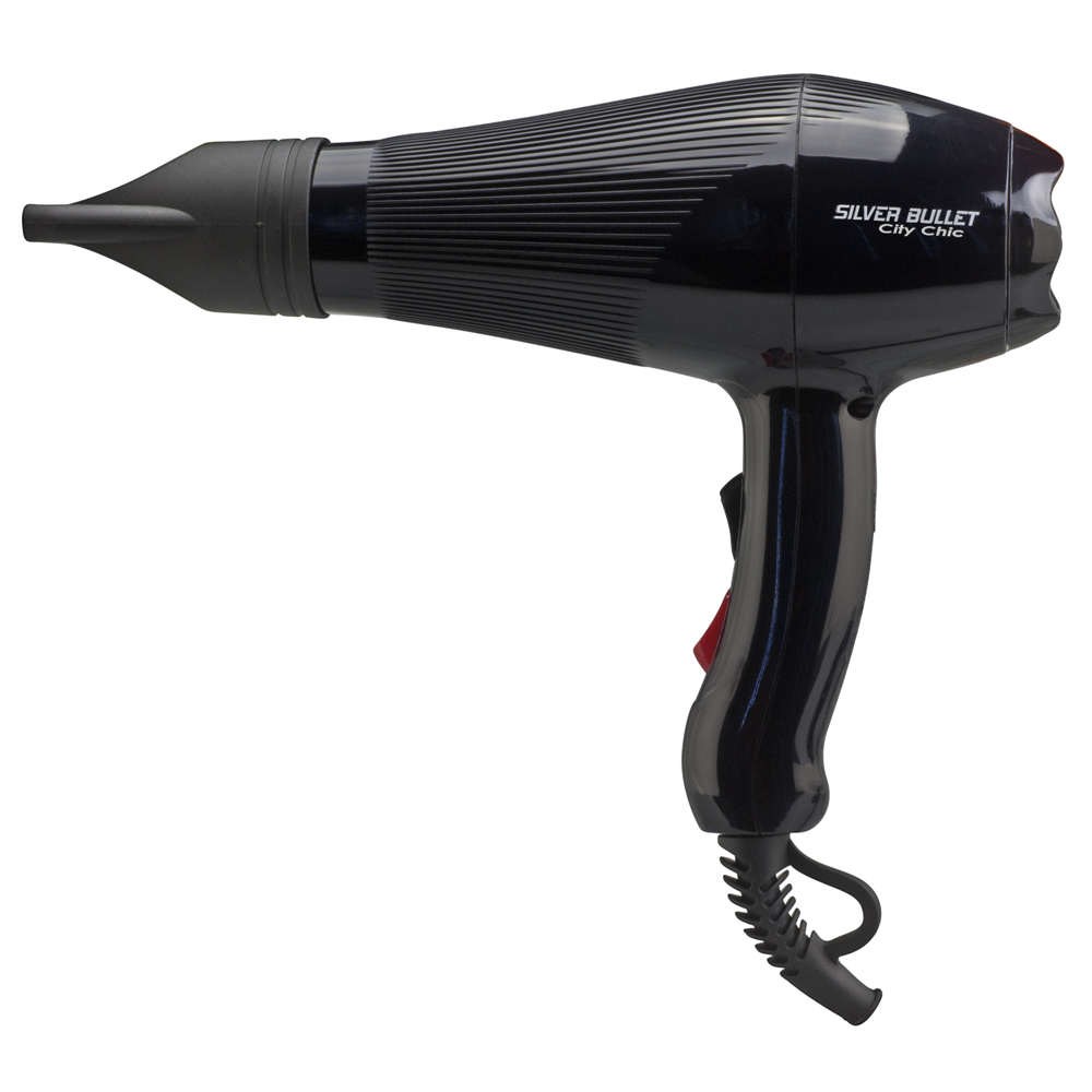 Silver Bullet City Chic Hair Dryer in black