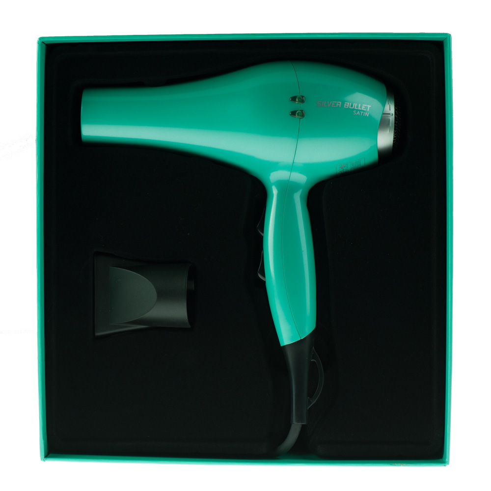 Silver Bullet Satin Hair Dryer Aqua