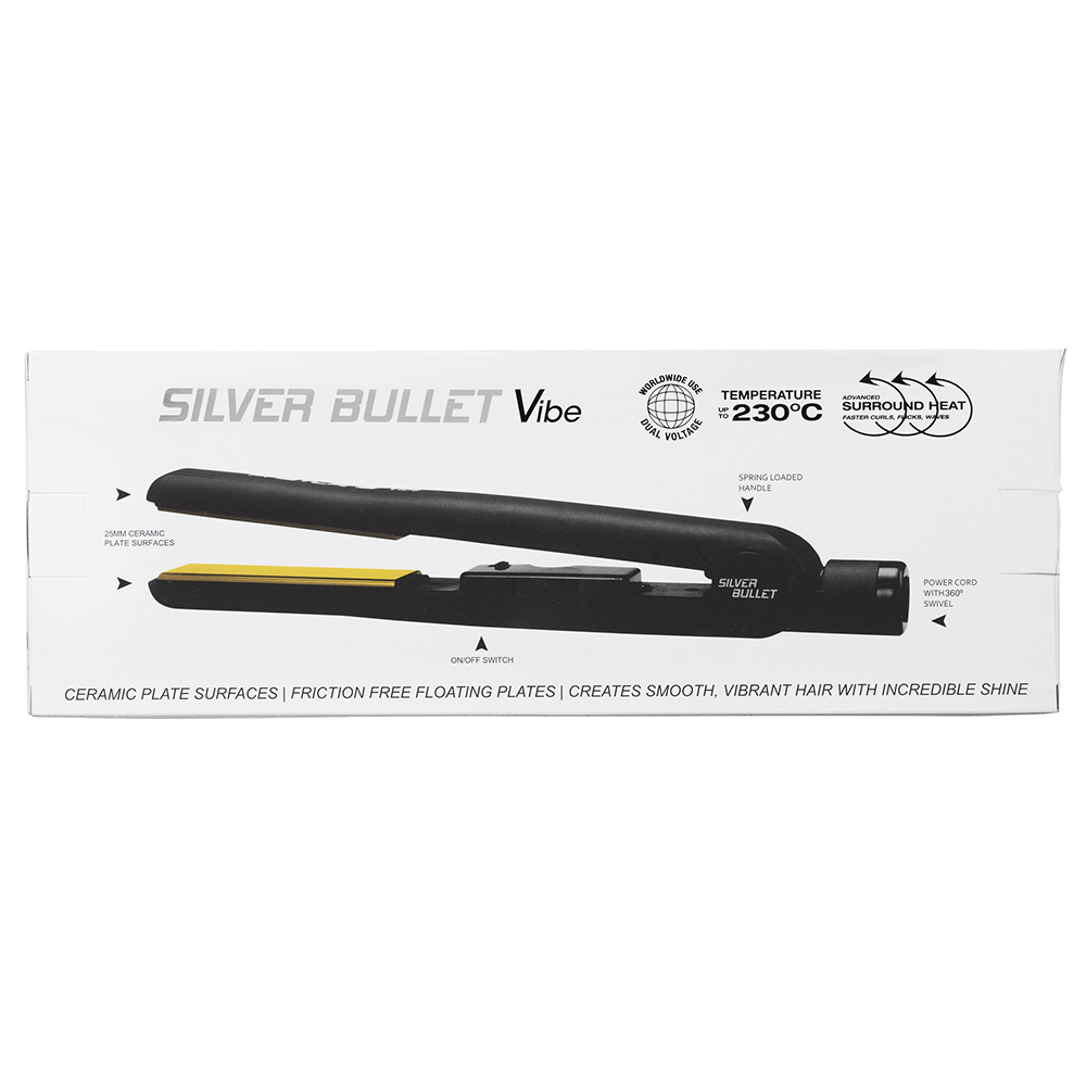 Silver Bullet Vibe Hair Straightener Features