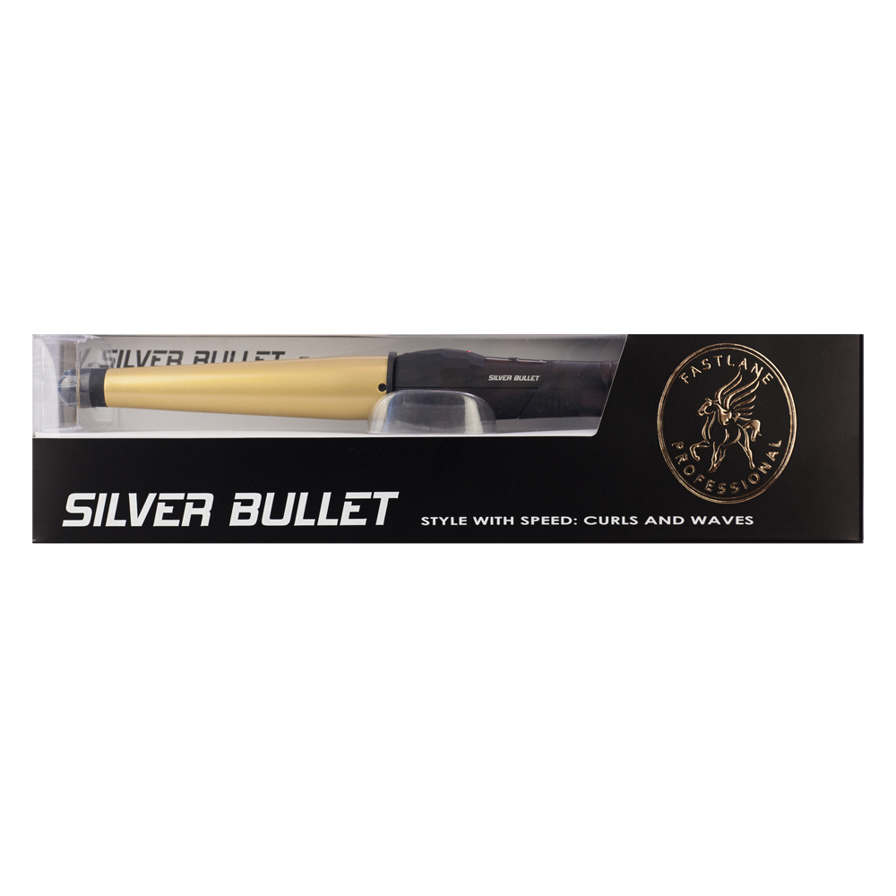 Silver Bullet Fastlane Ceramic Gold Large Conical Curling Iron