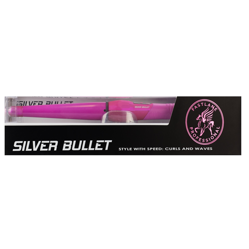 Silver Bullet Fastlane Ceramic Pink Large Conical Curling Iron