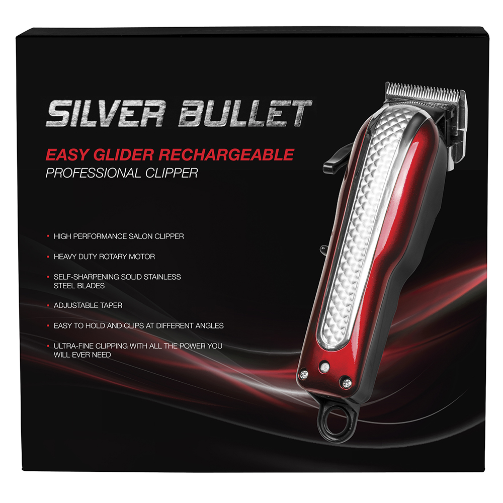 Silver Bullet Easy Gilder Cord Cordless Hair Clipper Packaging