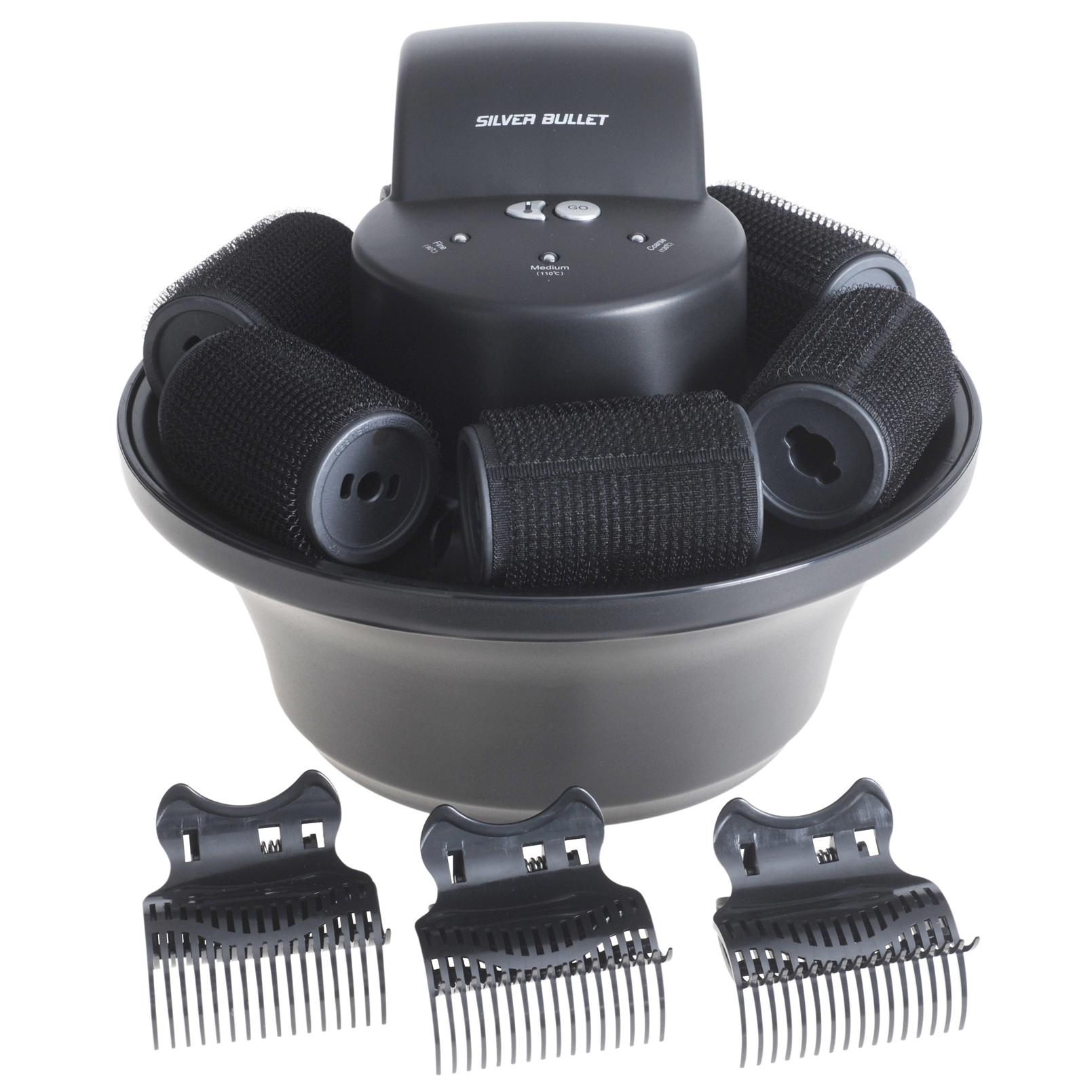 Silver Bullet Rotating Pod Hot Roller Set 12pc