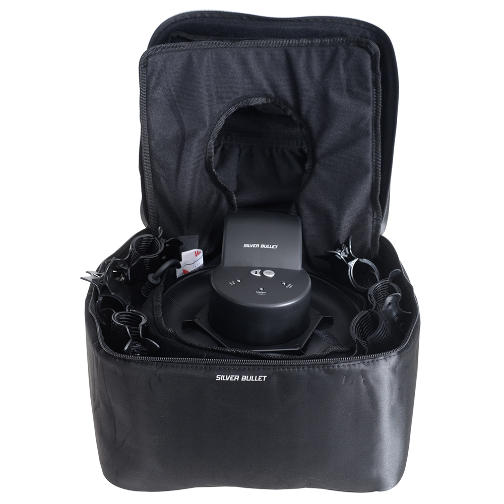 Silver Bullet Rotating Pod Hot Roller Set Storage Case Open
