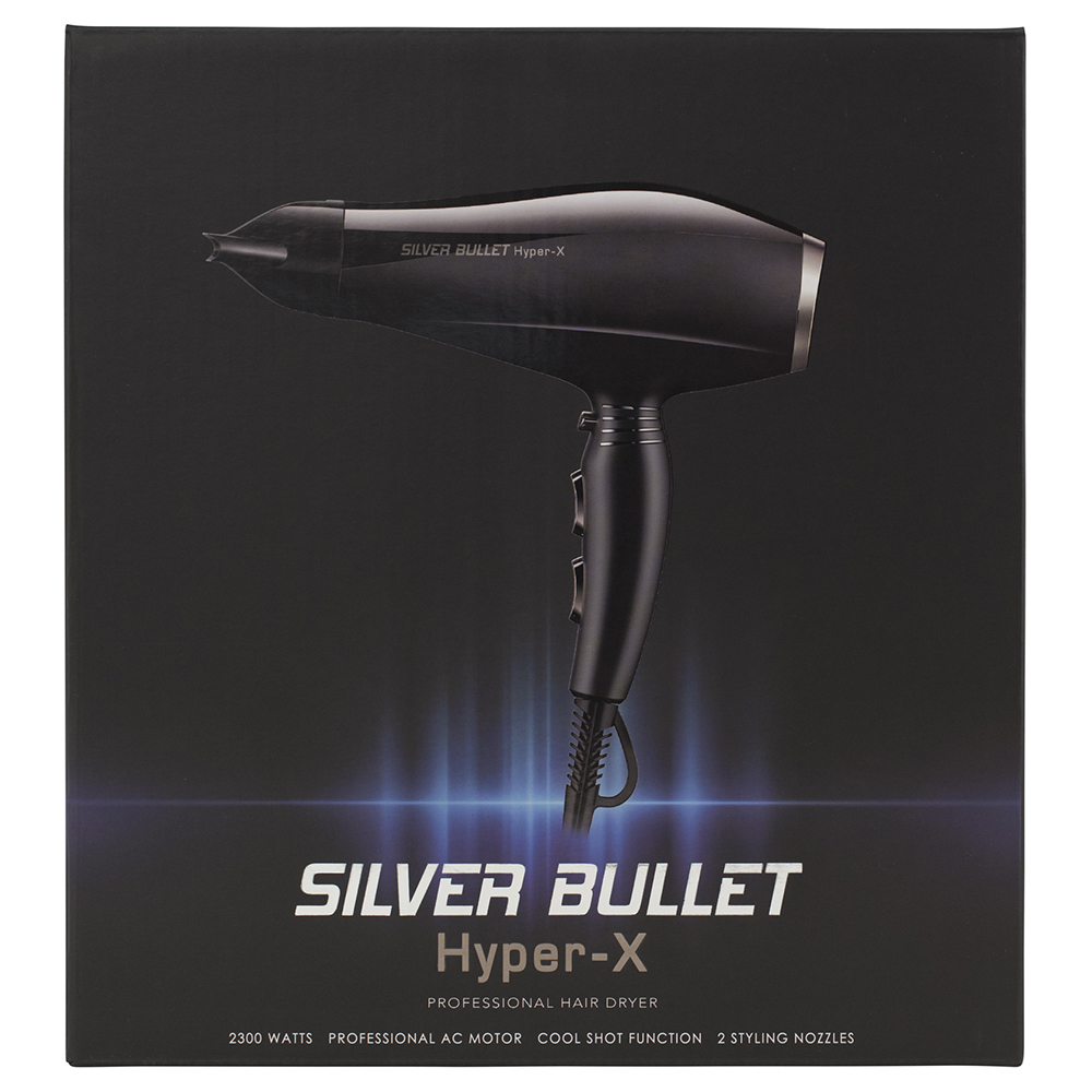 Silver Bullet Hyper X Hair Dryer Professional Motor