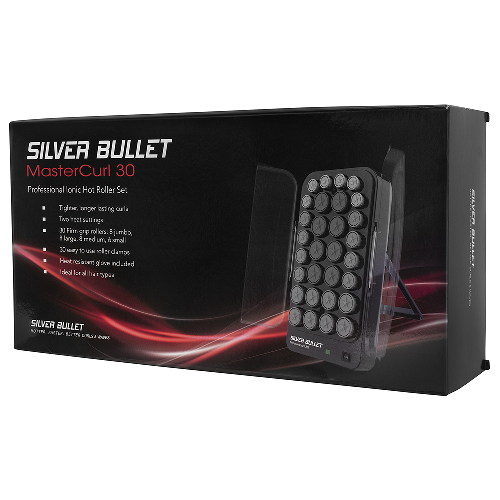 Silver Bullet MasterCurl Hot Roller Set 30pc Packaging