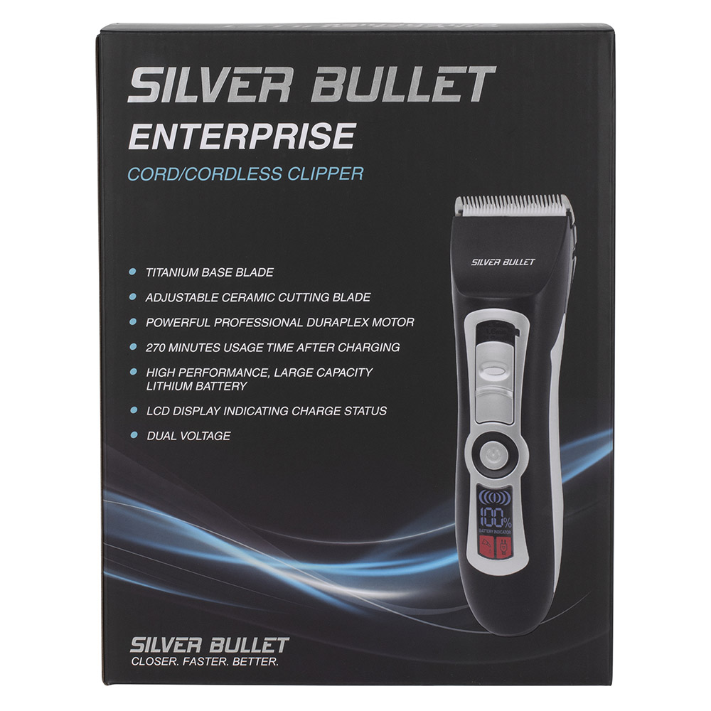 Silver Bullet Enterprise Cord Cordless Hair Clipper_packaging