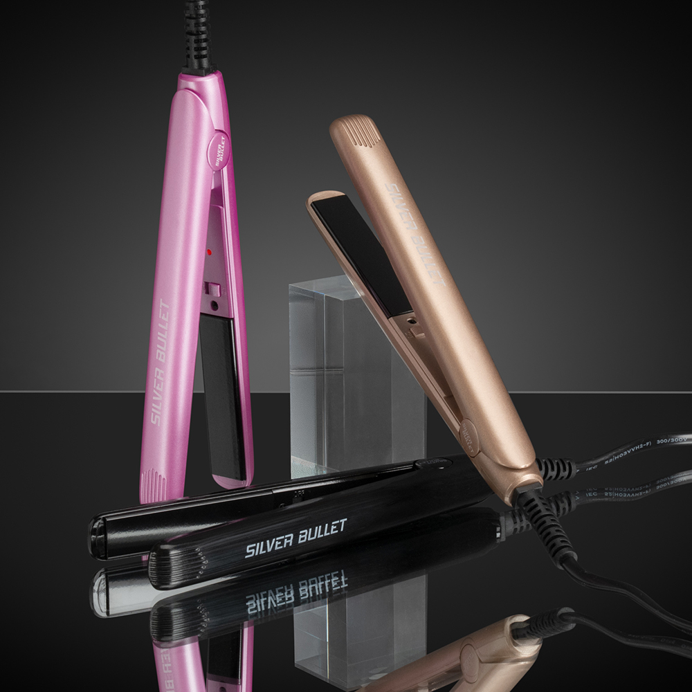Silver Bullet Mini Hair Straightener option