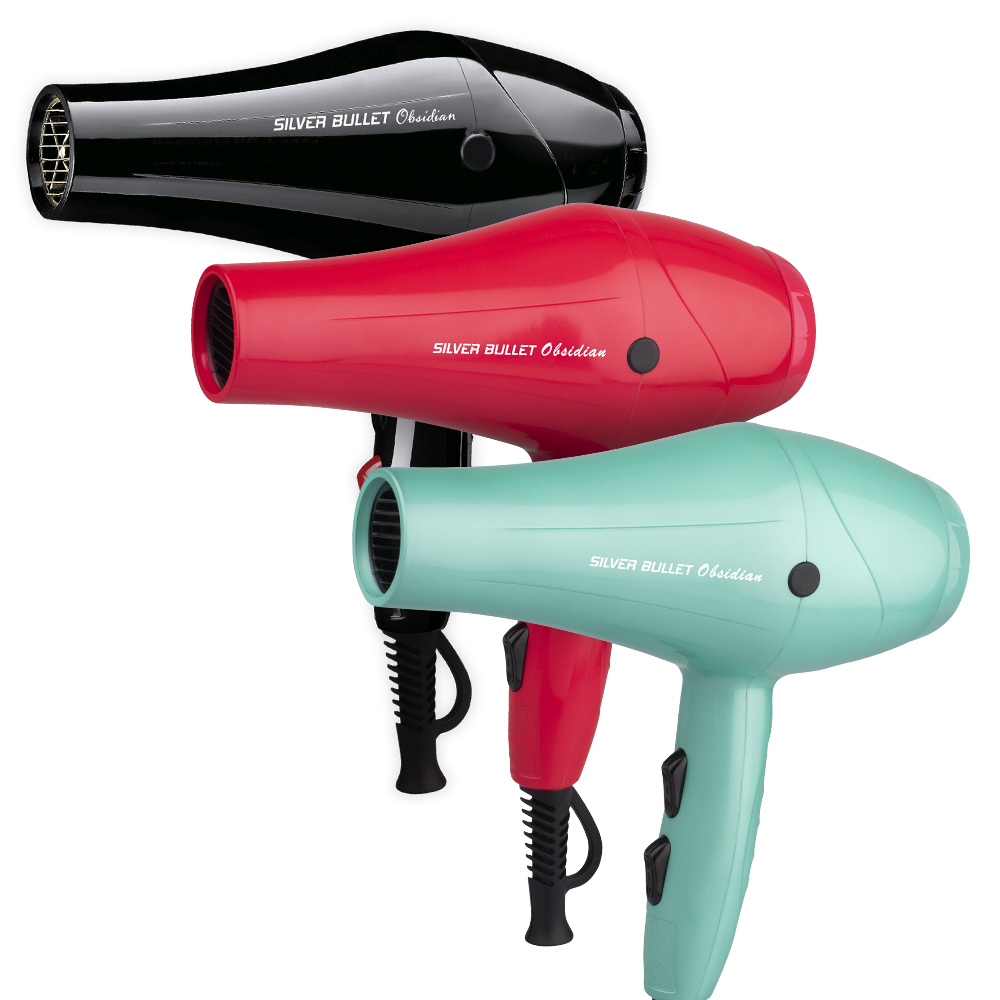 Silver Bullet Obsidian Hair Dryer is a powerful professional hairdryer