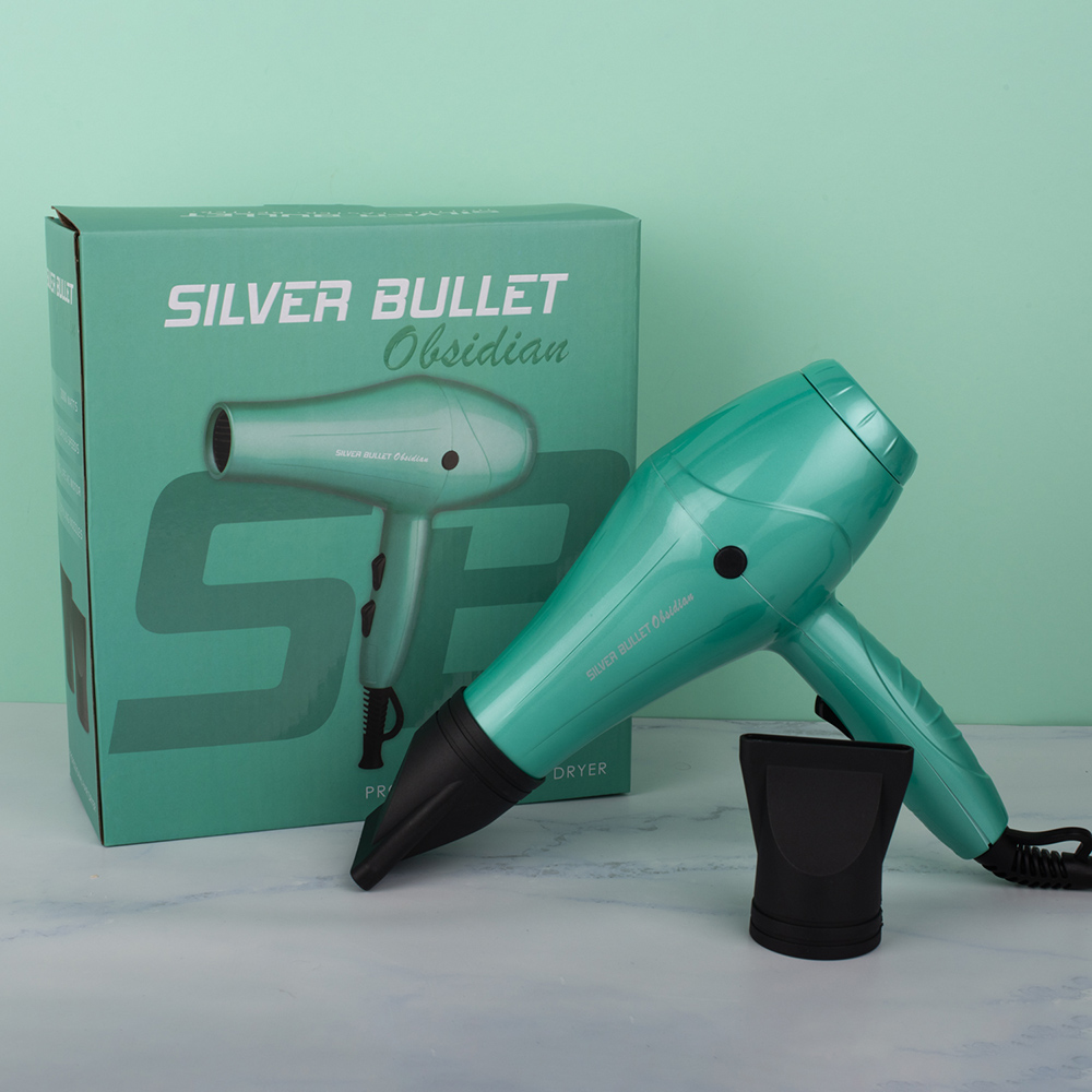 Silver Bullet Obsidian Aqua Hair Dryer