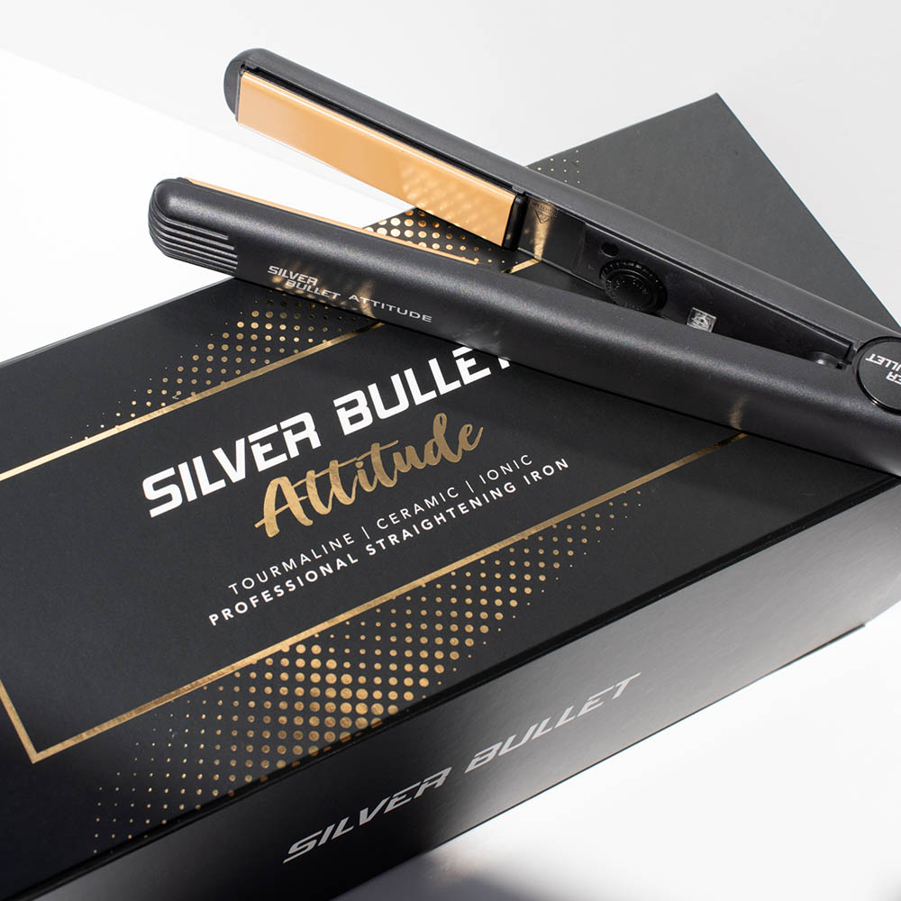 Silver Bullet Attitude Hair Straightener Packaging