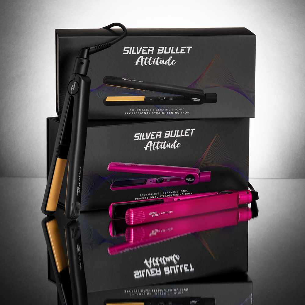 Silver Bullet Attitude Hair Straightener colour packaging