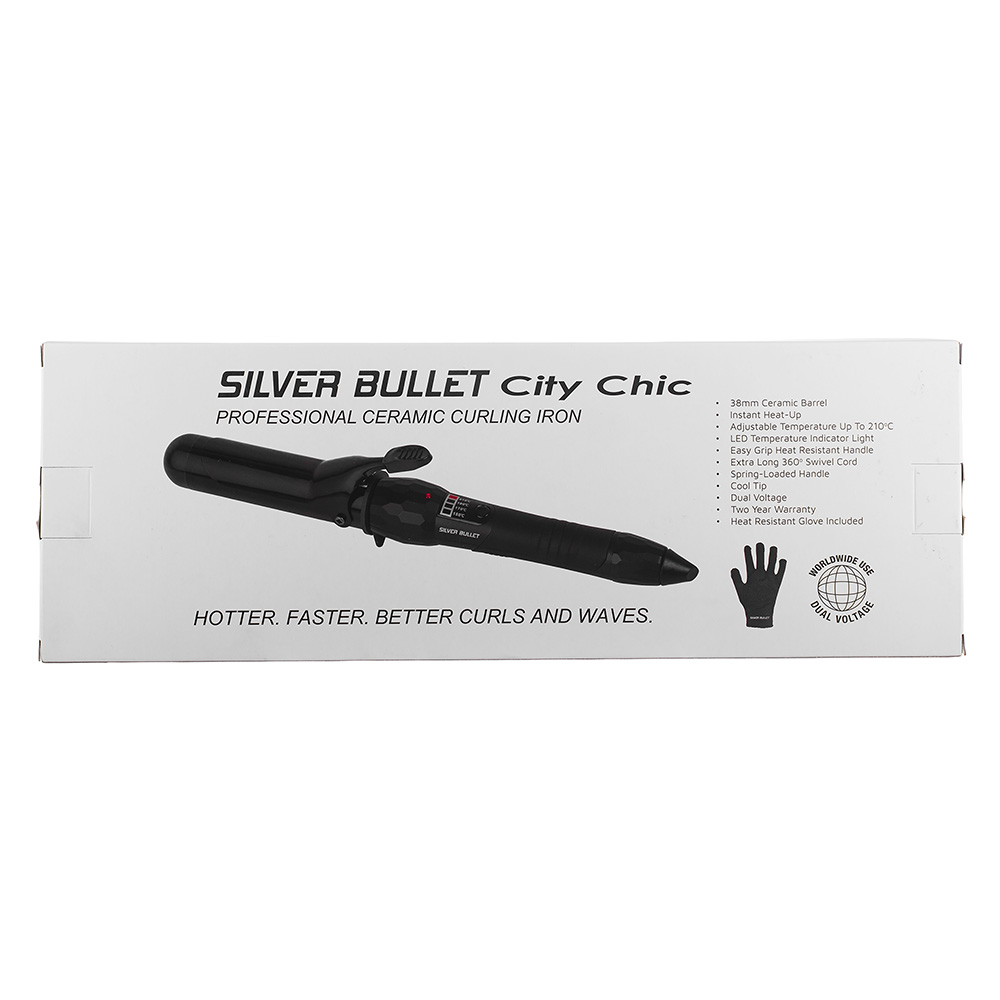Silver Bullet City Chic Curling Iron Features detail