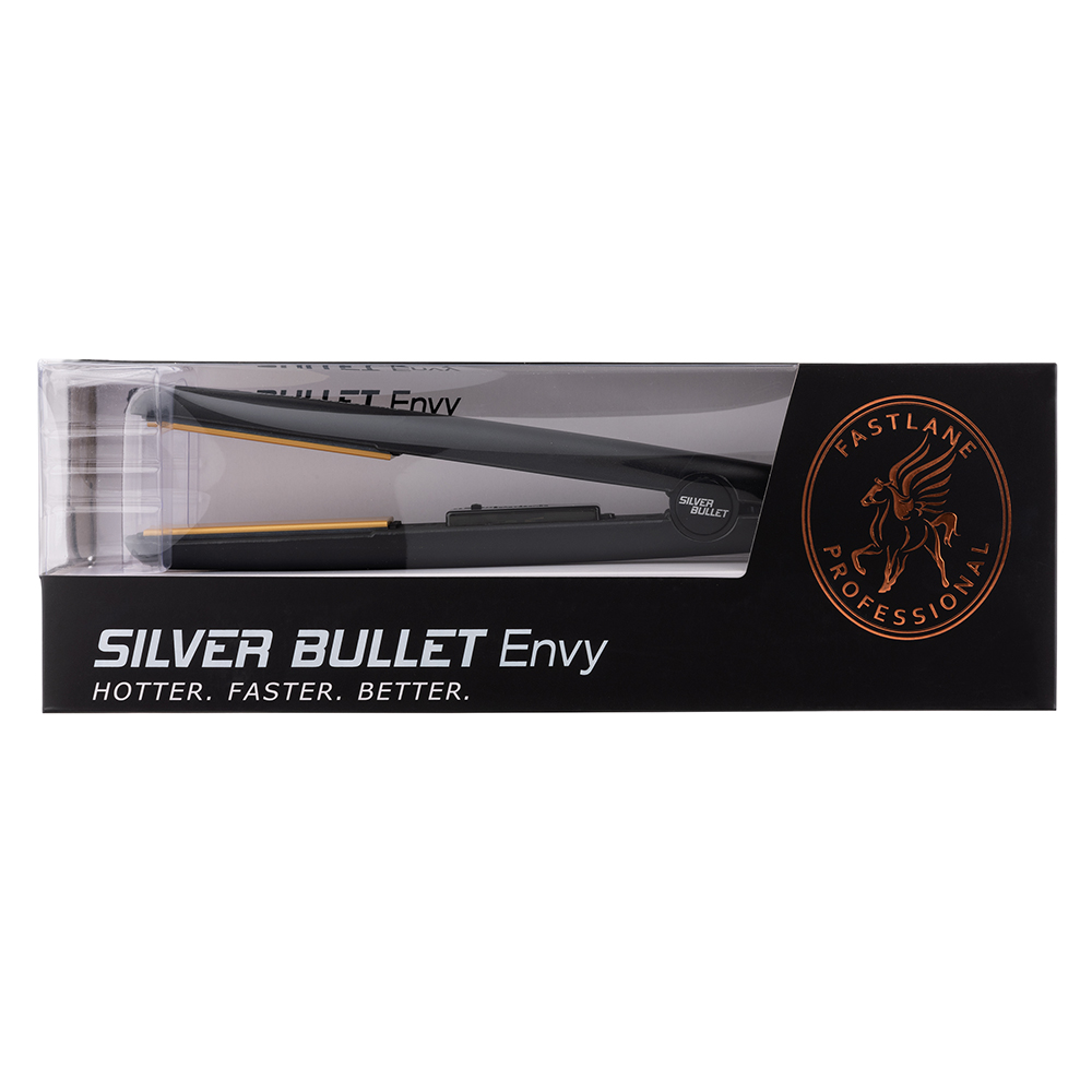 Silver Bullet Fastlane Envy Hair Straightener Packaging