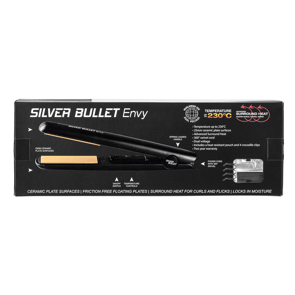 Silver Bullet Fastlane Envy Hair Straightener packaging