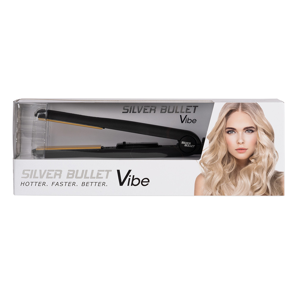 Silver Bullet Vibe Hair Straightener packaging
