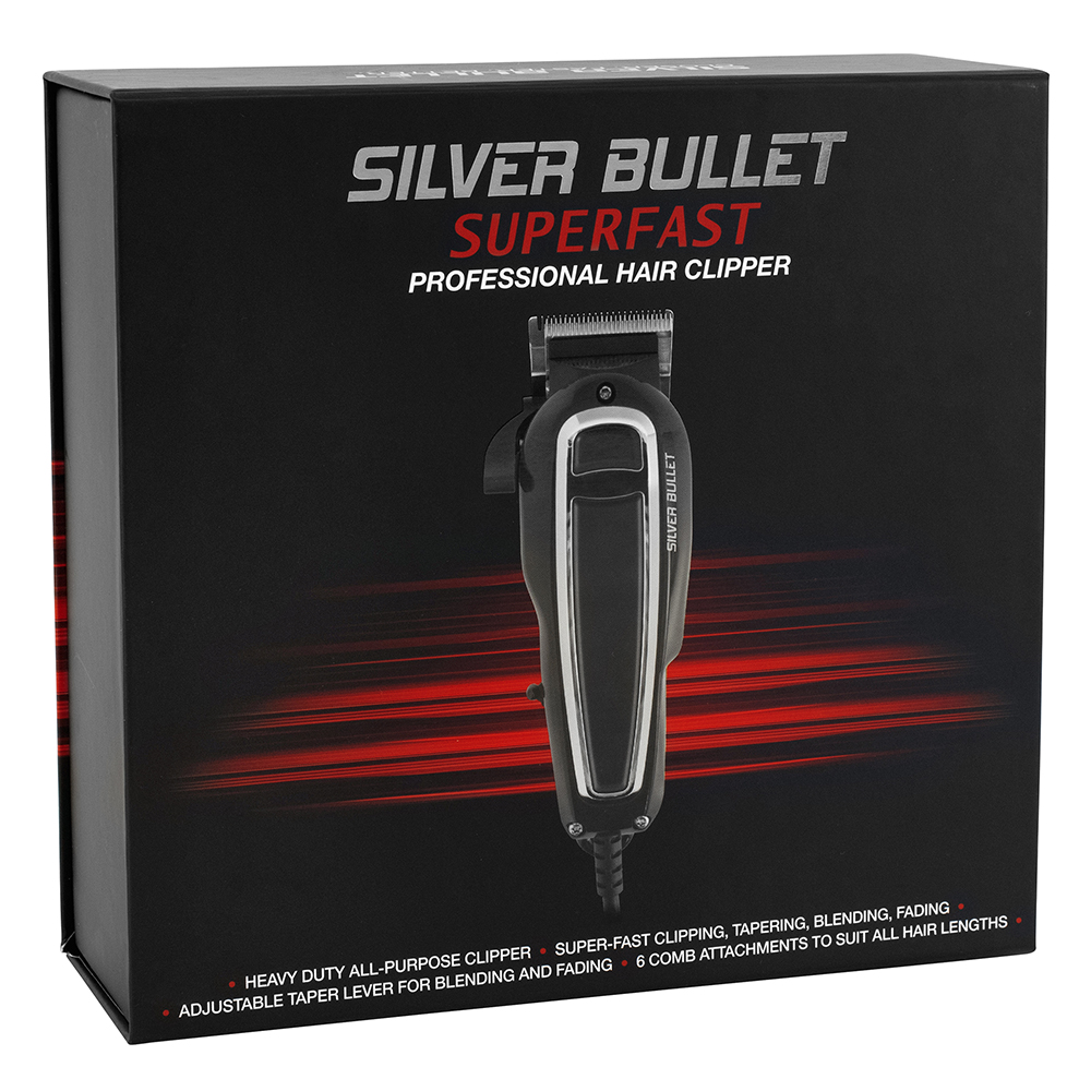 Silver Bullet SuperFast Hair Clipper packaging