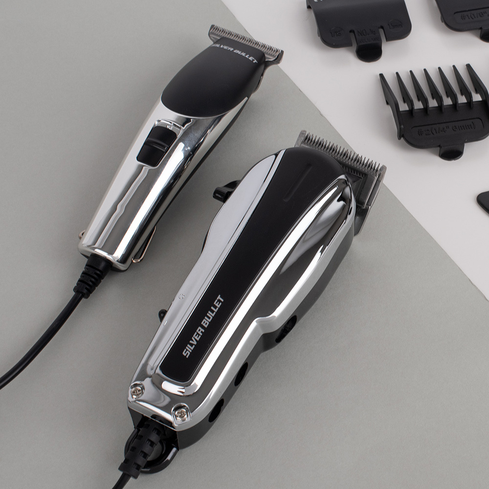 Silver Bullet Mini Buzz Hair Trimmer Stylised