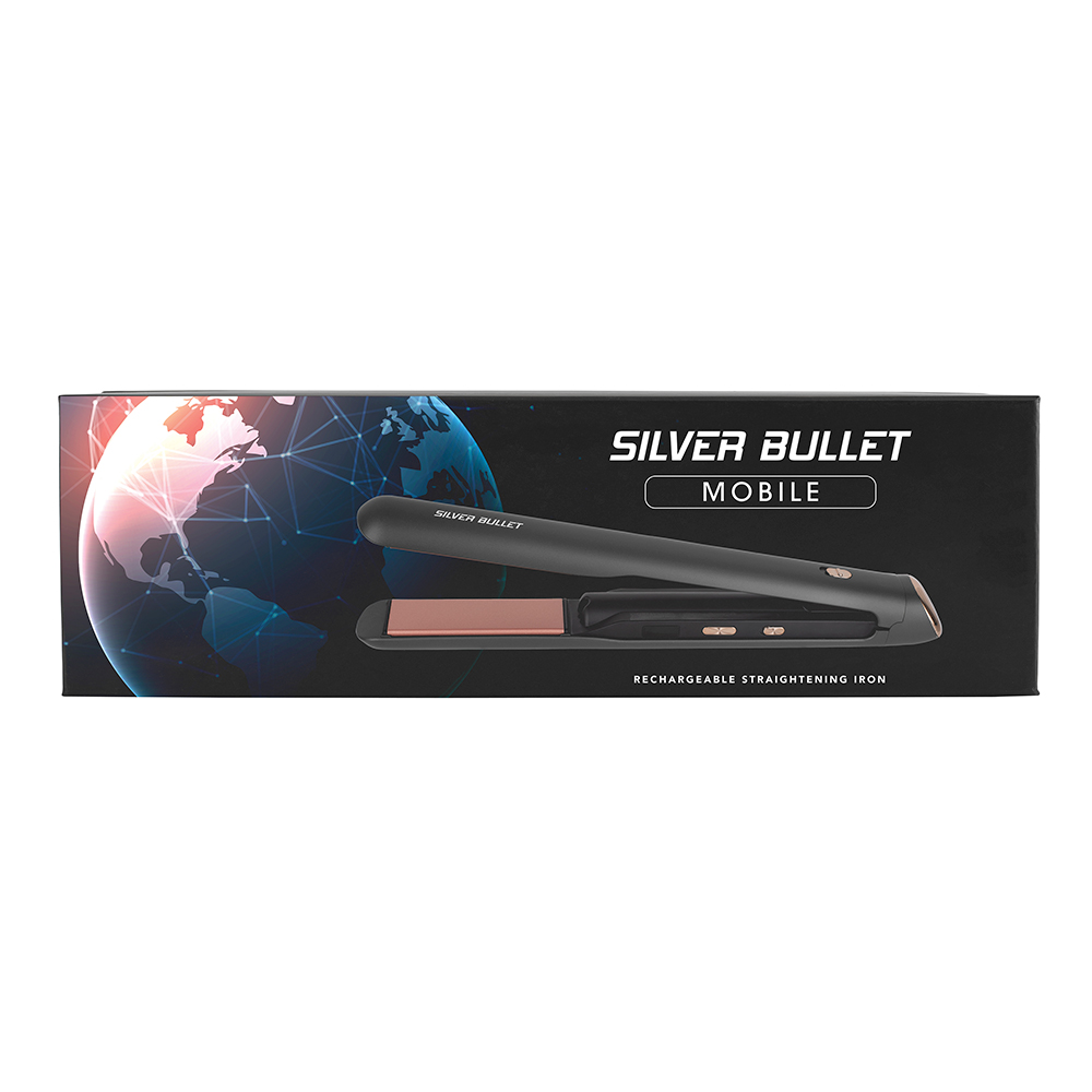 Silver Bullet Mobile Rechargeable Hair Straightener Packaging