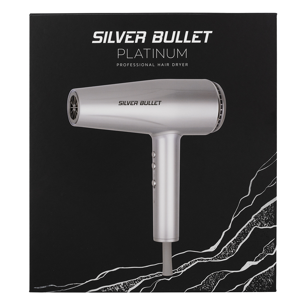 Silver Bullet Platinum Hair Dryer packaging