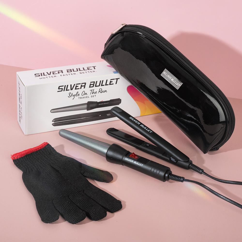 Silver Bullet Style On The Run Travel Set Dual voltage