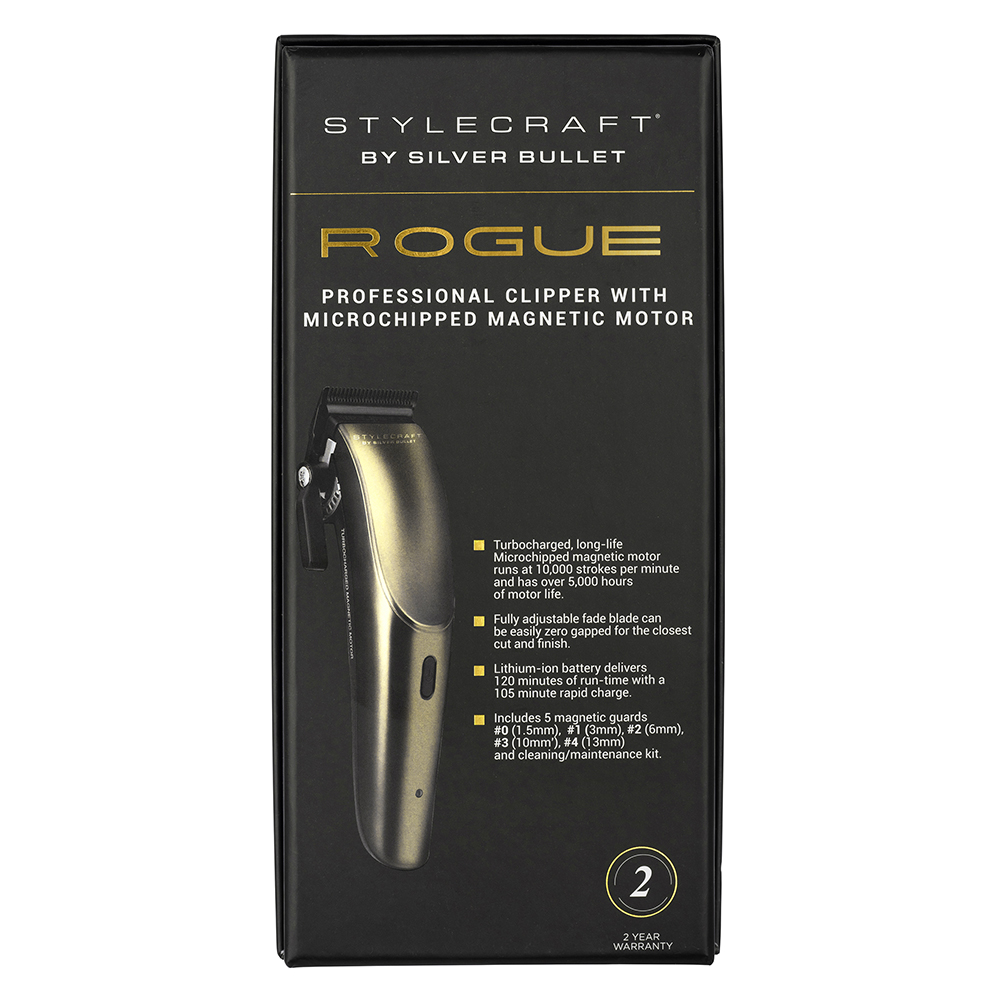 StyleCraft by Silver Bullet Rogue Hair Clipper Packaging detail