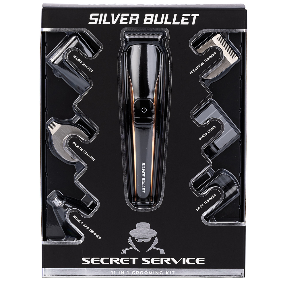 Silver Bullet Secret Service 11 In 1 Grooming Trimmer Kit_2