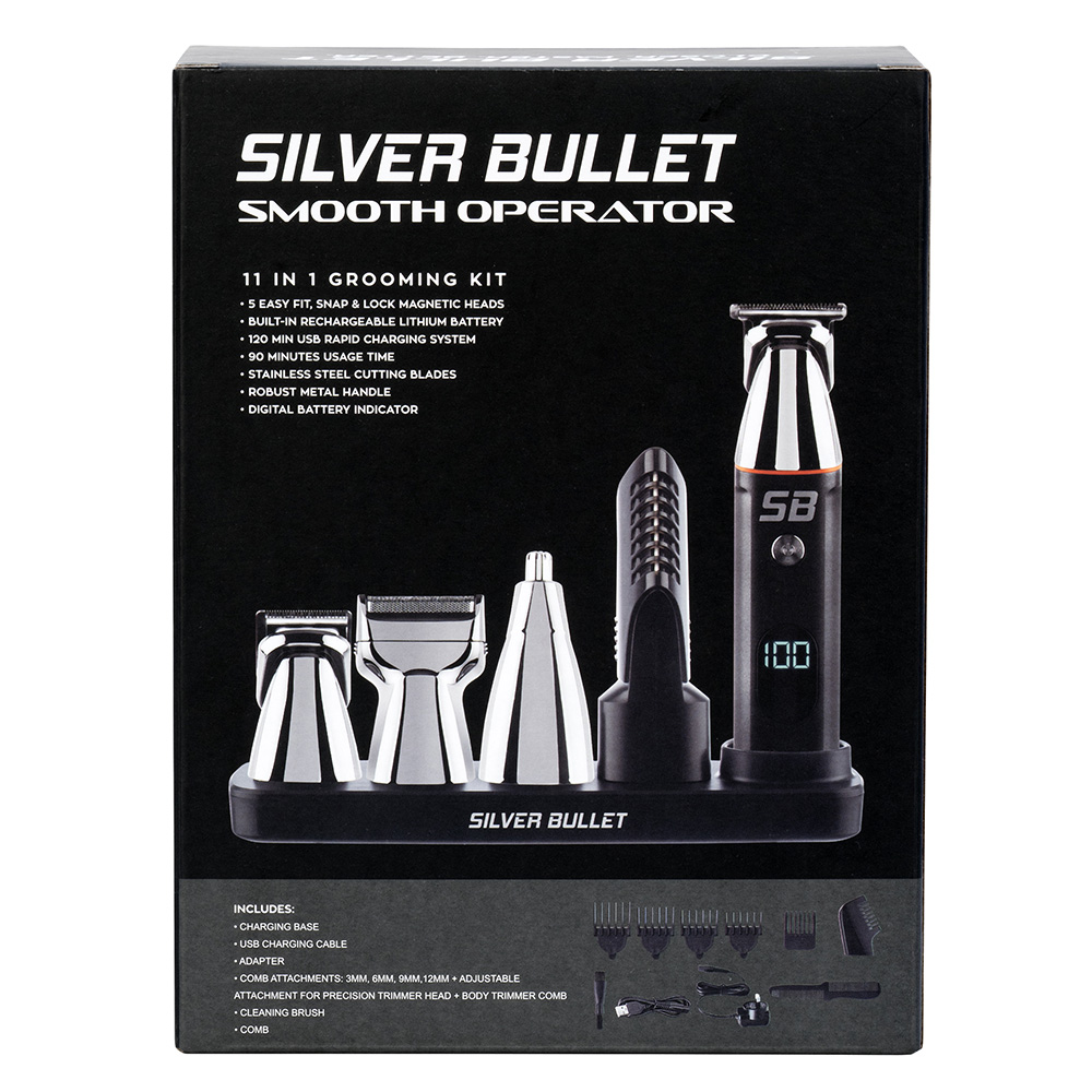 Silver Bullet Smooth Operator 11 In 1 Grooming Trimmer Kit_3