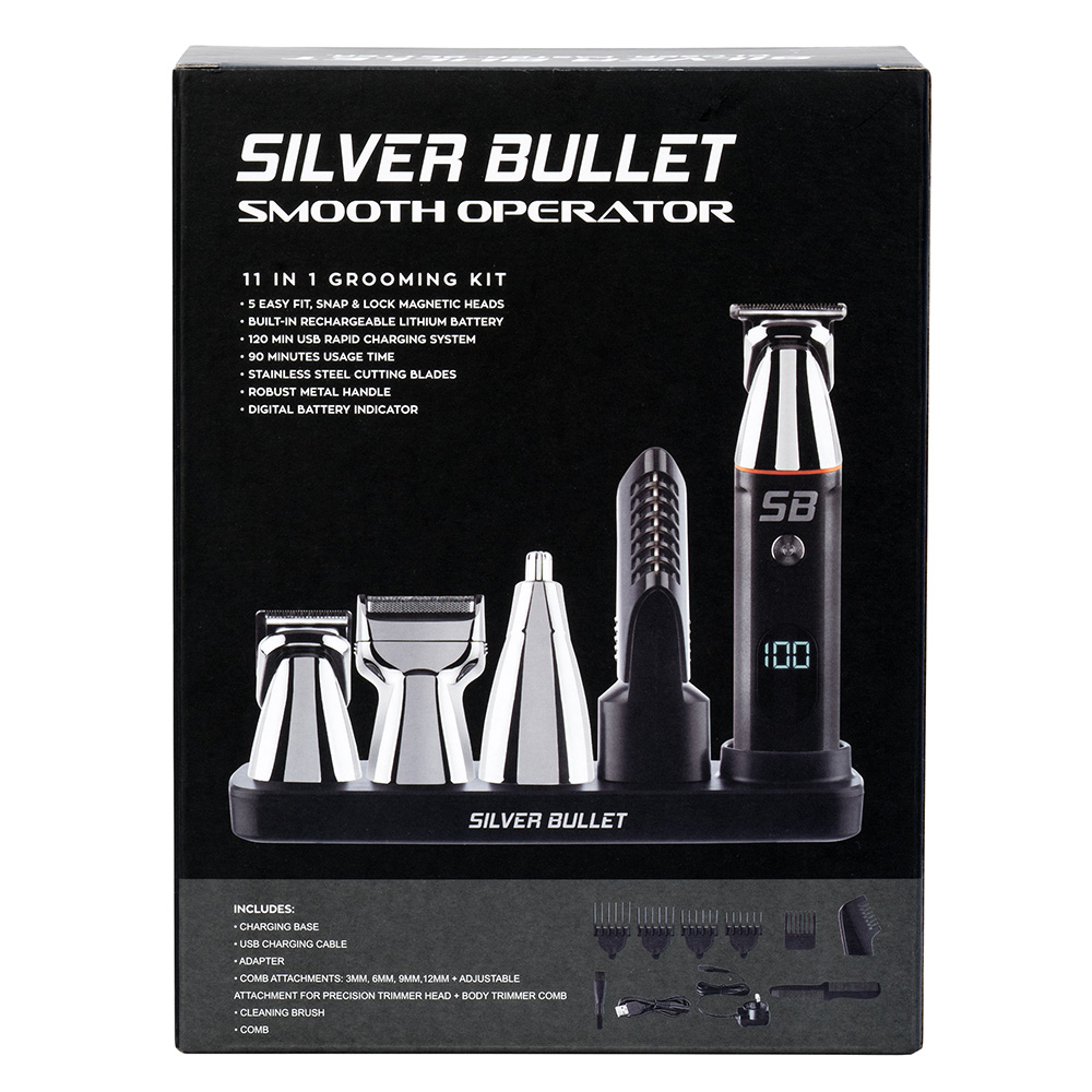 Silver Bullet Smooth Operator 11 In 1 Grooming Trimmer Kit_6