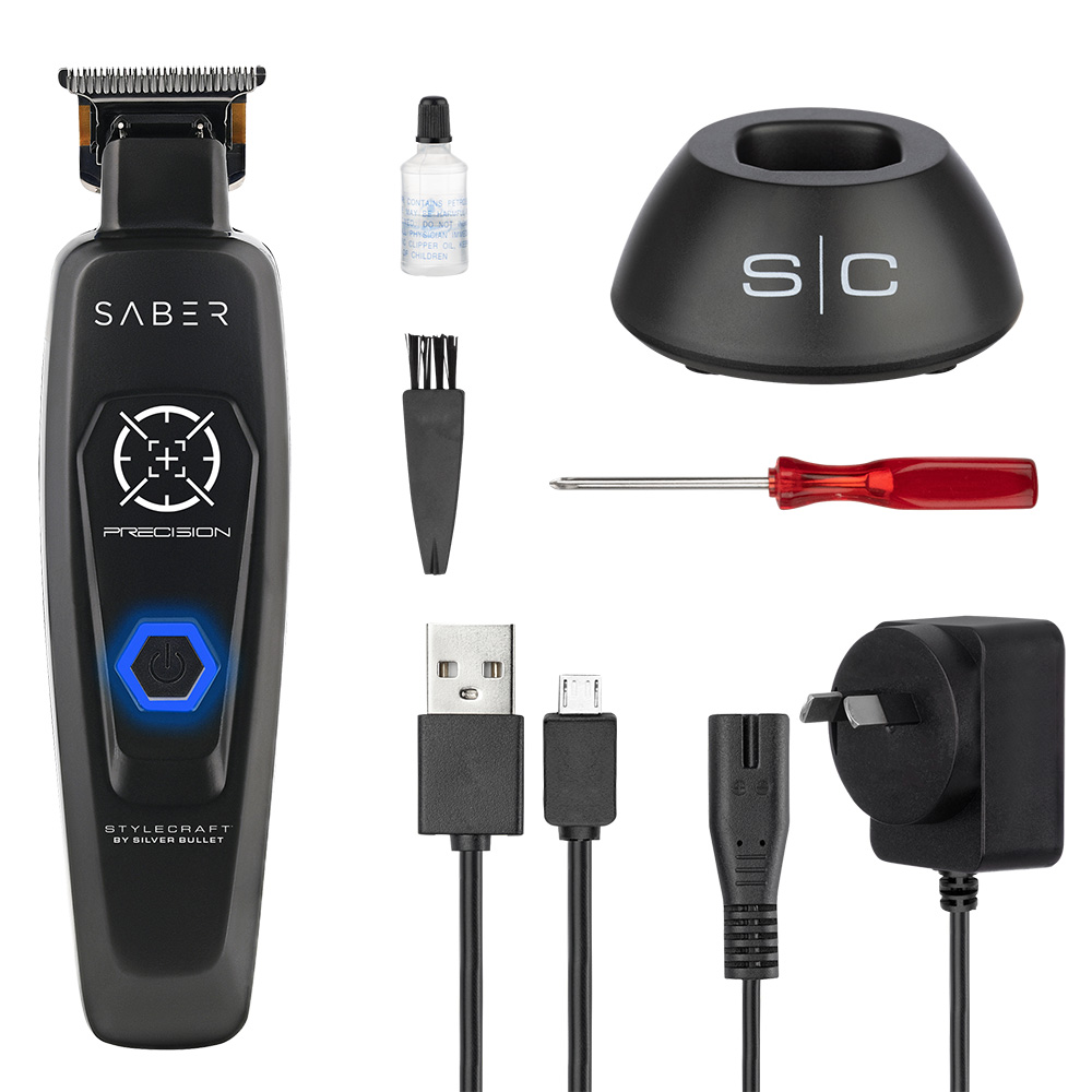 StyleCraft by Silver Bullet Saber Hair Trimmer Black_2