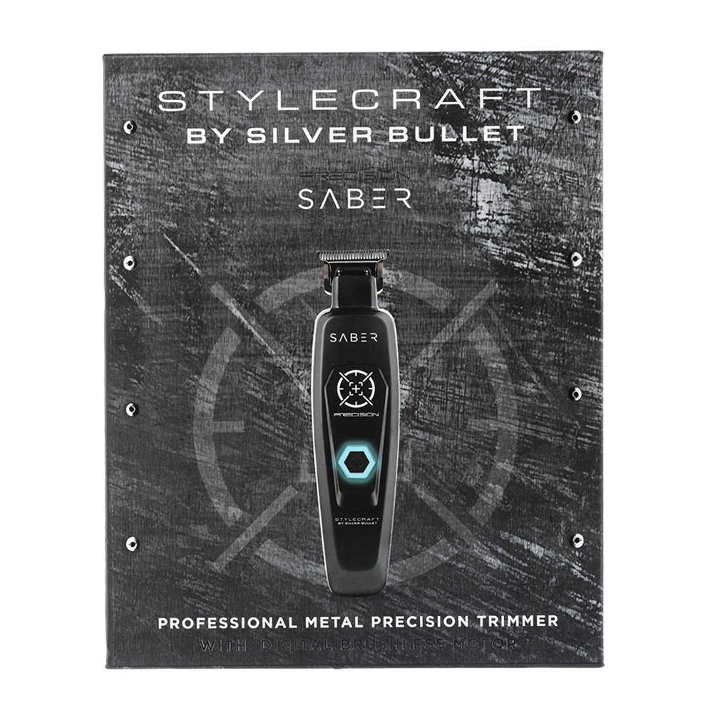 StyleCraft by Silver Bullet Saber Hair Trimmer Black_5