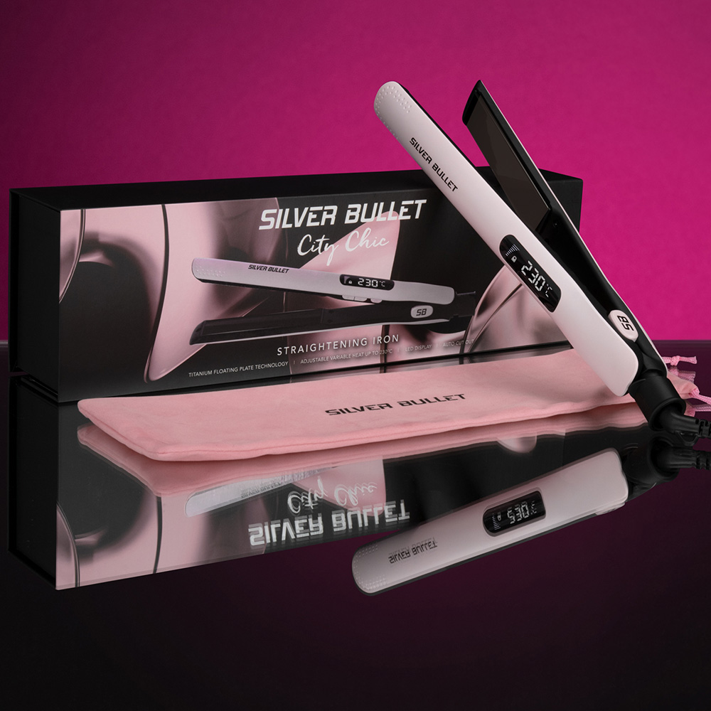 Silver Bullet City Chic Pink Straightener_2