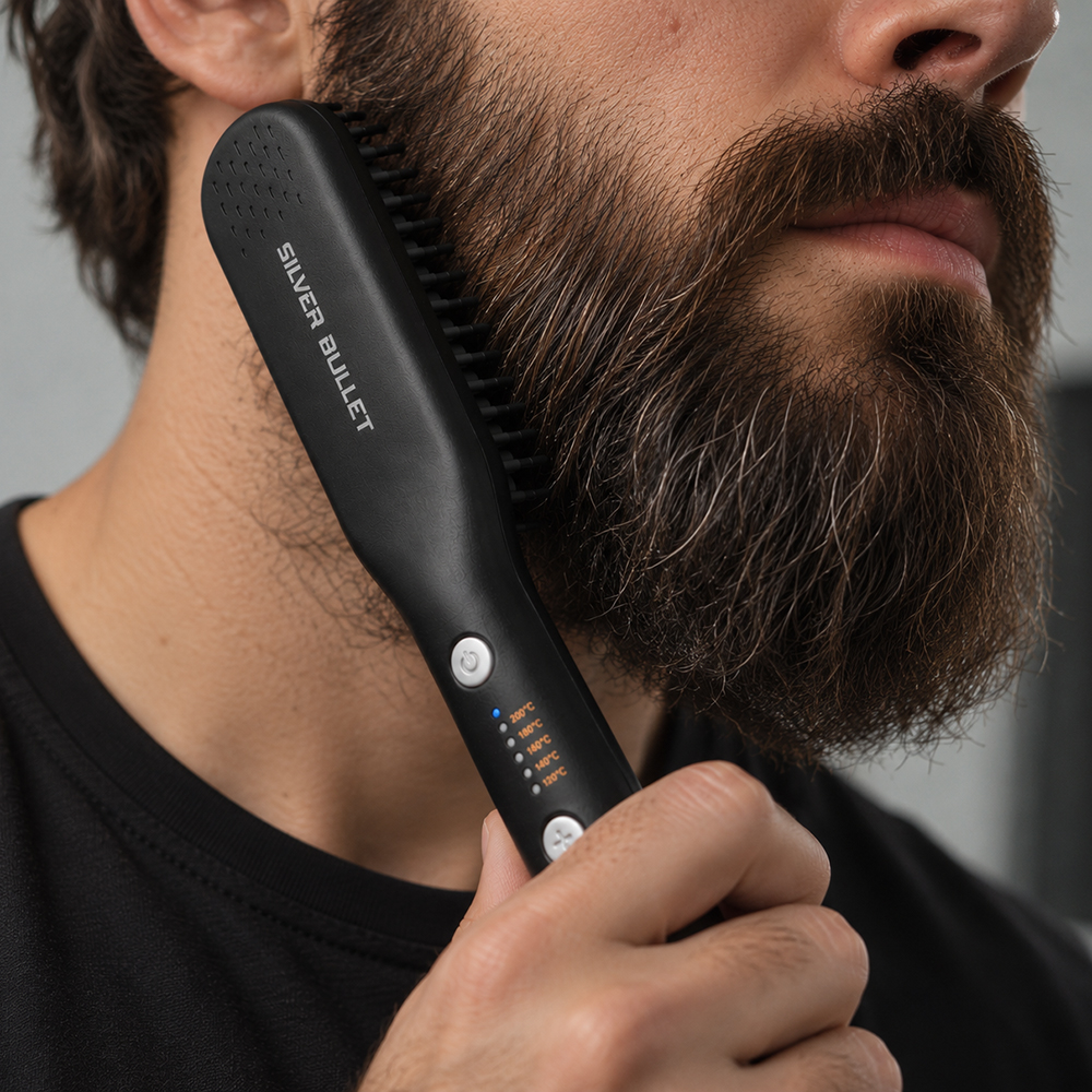 Silver Bullet Slick Beard Straightening Brush 5
