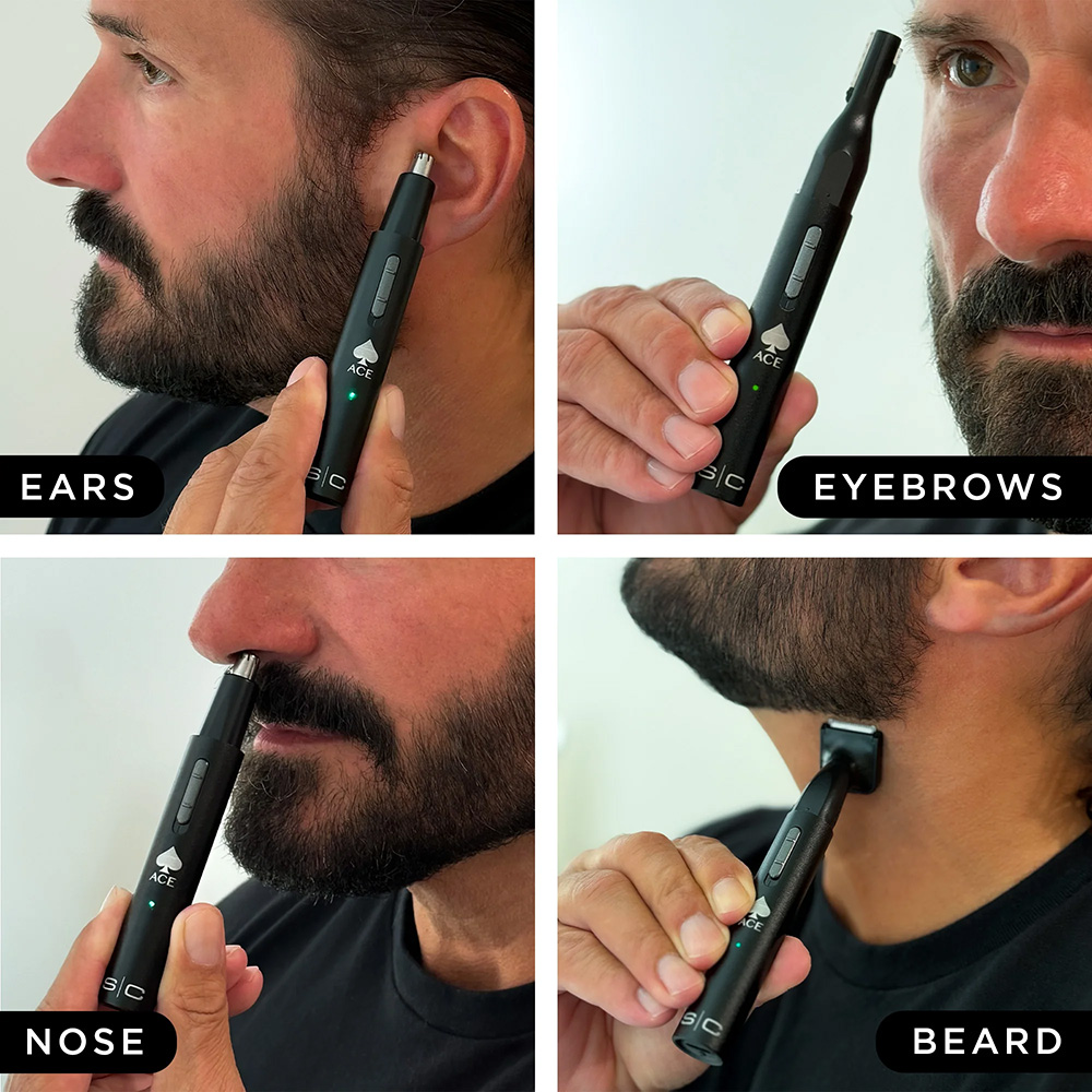 StyleCraft by Silver Bullet Ace 3 in 1 Multipurpose Micro Hair Trimmer 3