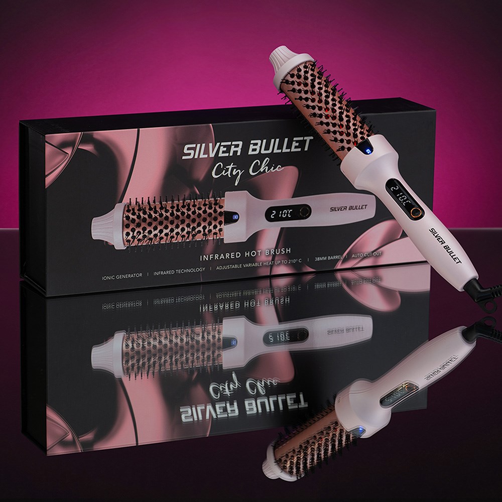 Silver Bullet City Chic Infrared Hot Brush Pink 2