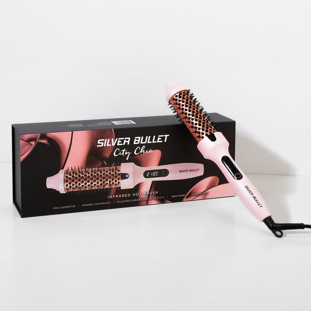 Silver Bullet City Chic Infrared Hot Brush Pink 2