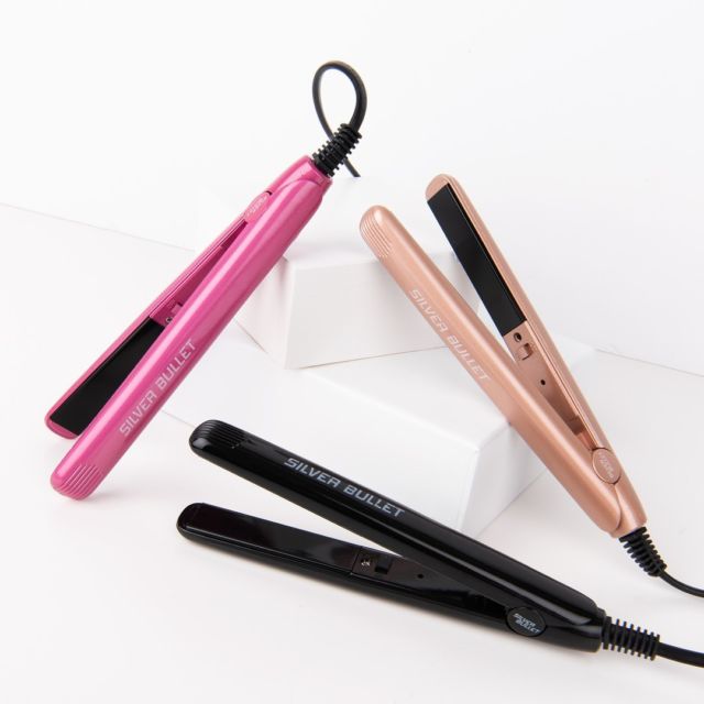 silver bullet mini hair straightener